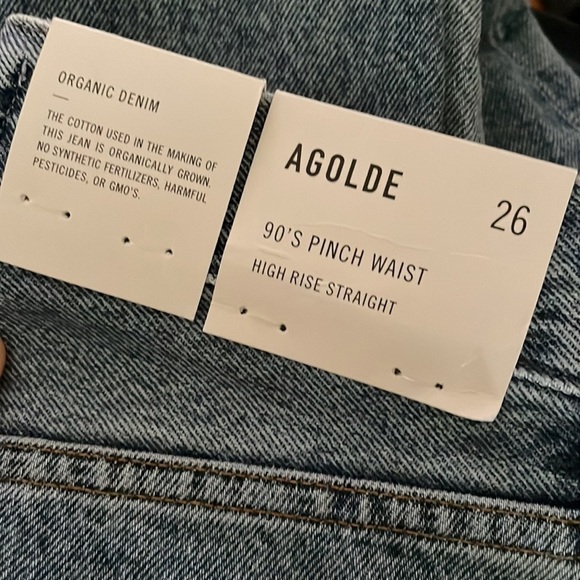 Agolde 90's High-Rise Distressed Pinch Waist Jeans - Picture 3 of 3